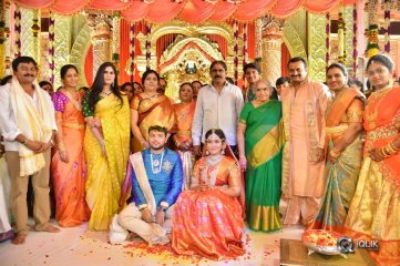 Celebs at Bandla Ganesh Brothers Daughter Ashritha Wedding Photos
